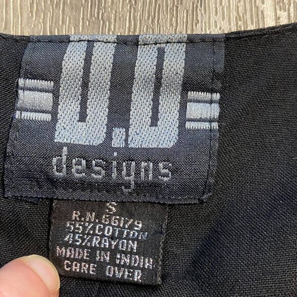 DD Designs Vintage Patchwork Striped Vest Size Small Retro Dapper - Picture 2 of 6